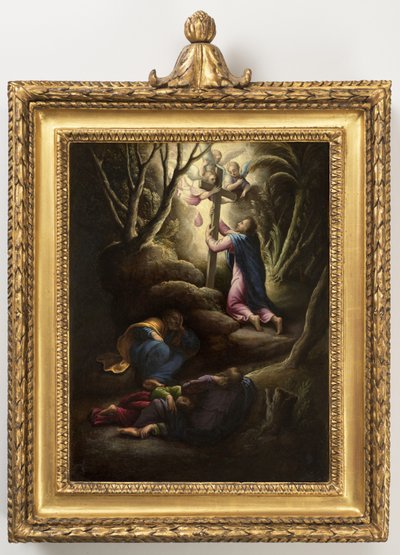 庭の苦悶、1595年頃（銅の油） 作： Giovanni Battista Cremonini