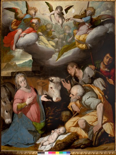 羊飼いの礼拝、1592-95 作： Giovanni Battista Crespi