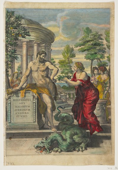 ヘスペリデス、1646年からの口絵とタイトルページ 作： Giovanni Battista Ferrari