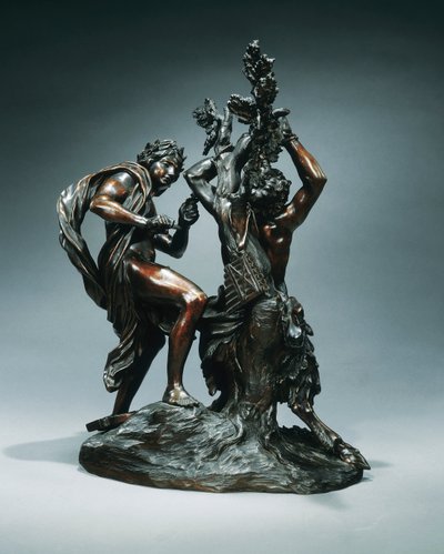 アポロの皮剥ぎのマルシュアース 作： Giovanni Battista Foggini