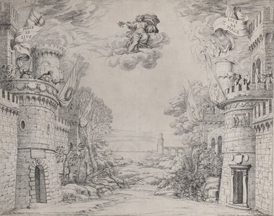 ピエタの勝利、1640-69 のシーン。 作： Giovanni Battista Galestruzzi