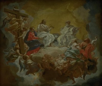 栄光の聖アグネス 作： Giovanni Battista Gaulli