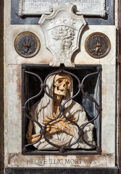 ギスレニの墓からの「獄中死」（ポリクローム大理石彫刻 作： Giovanni Battista Gisleni