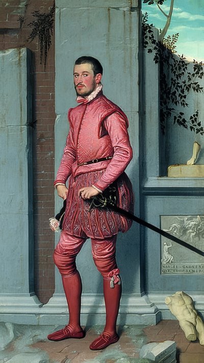 ジャンジェロラモグルメリ。 UM 1560 作： Giovanni Battista Moroni