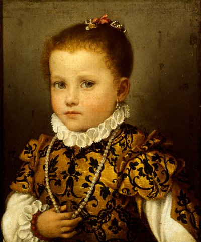 レデッティ家の少女 作： Giovanni Battista Moroni