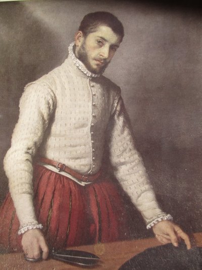 イタリア語：テーラー 作： Giovanni Battista Moroni