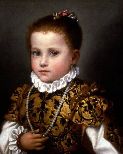 レデッティ家の少女 作： Giovanni Battista Moroni