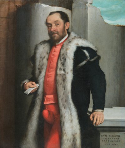 アントニオ・ナバゲロの肖像 作： Giovanni Battista Moroni