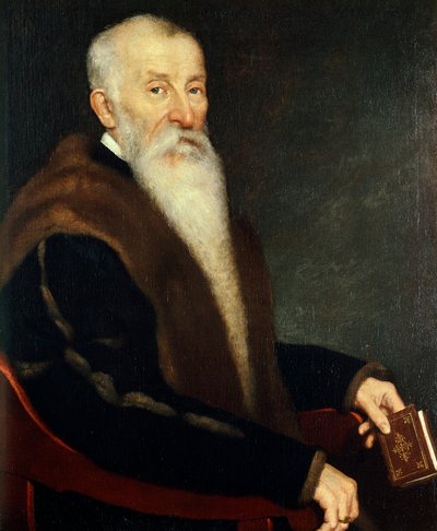 ジェロラモ・アゴスティの肖像、ジョヴァンニ・バッティスタ・モローニ作（1525～1578年頃） 作： Giovanni Battista Moroni