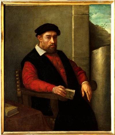 フランソワ・ラブレー（1494-1553）は、フランスの作家であり医師でもあります。ジョヴァンニ・バッティスタ・モローニ（1525-1578）による絵画 作： Giovanni Battista Moroni
