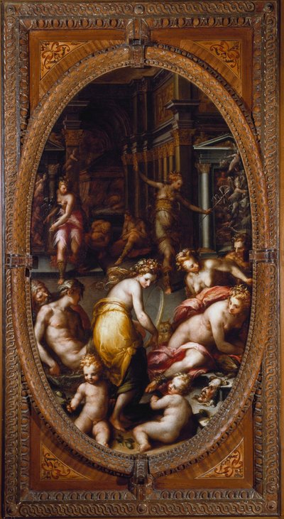 夢のアレゴリー（絵画 作： Giovanni Battista Naldini