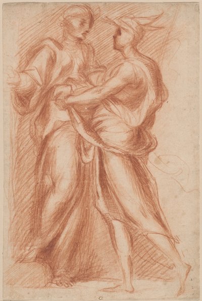 マーキュリーとアグラウロス 作： Giovanni Battista Naldini