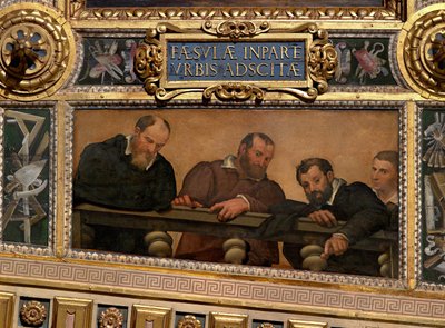 ヴァザーリの協力者の肖像画 作： Giovanni Battista Naldini