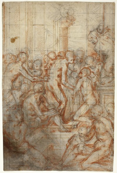 聖母の浄化のための研究 作： Giovanni Battista Naldini