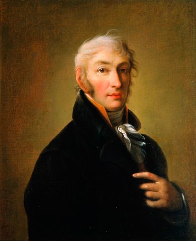 著者と歴史家ニコライMカラムジンの肖像、1805 作： Giovanni Battista Ortolani Damon
