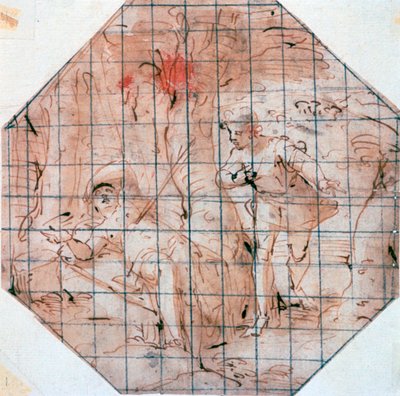 CephalusおよびProcris、c1574-1627 作： Giovanni Battista Paggi