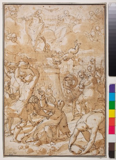 セントスティーブンの石打ち、17世紀初頭 作： Giovanni Battista Paggi