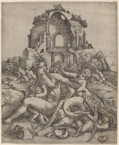 レダと白鳥 作： Giovanni Battista Palumba