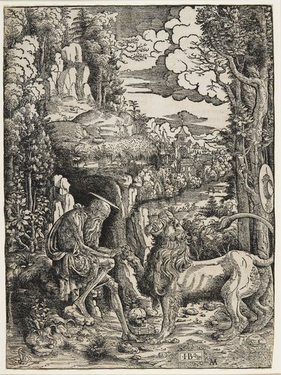 聖ジェロームとライオン、1509年頃 作： Giovanni Battista Palumba