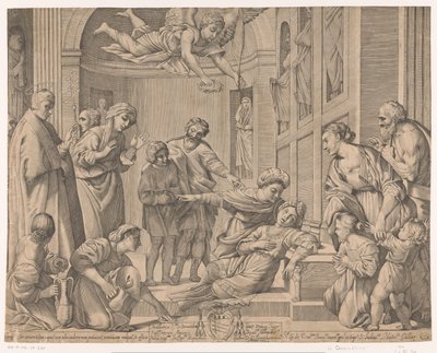 聖セシリアの死 作： Giovanni Battista Pasqualini