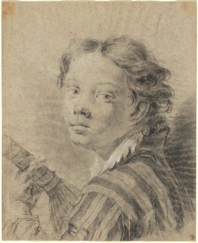 リュートを持った少年 作： Giovanni Battista Piazzetta