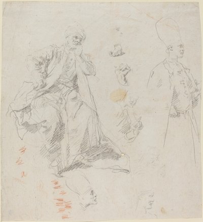 カリフのアラジンとその顧問たち 作： Giovanni Battista Piazzetta