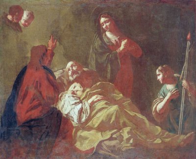 セントジョセフの死、1740年頃 作： Giovanni Battista Piazzetta