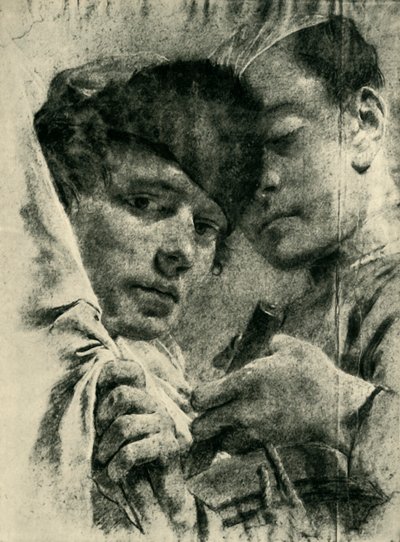 ドラマーと旗手、18世紀初頭から中期、1943年。 作： Giovanni Battista Piazzetta