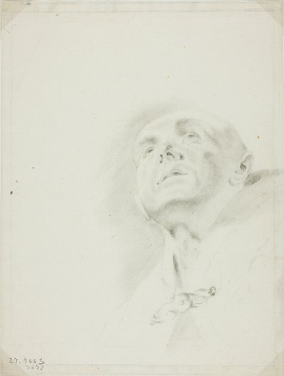 神父の頭 作： Giovanni Battista Piazzetta