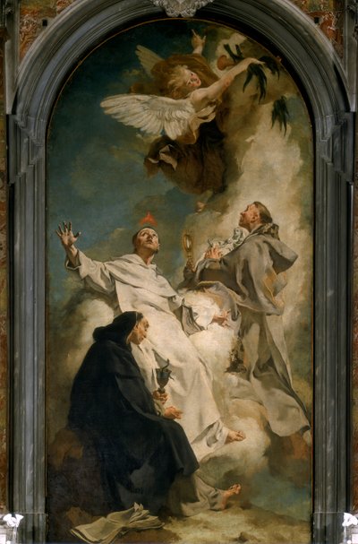 セインツビンセントフェレール、ヒヤシンス、ルドビックベルトランド 作： Giovanni Battista Piazzetta