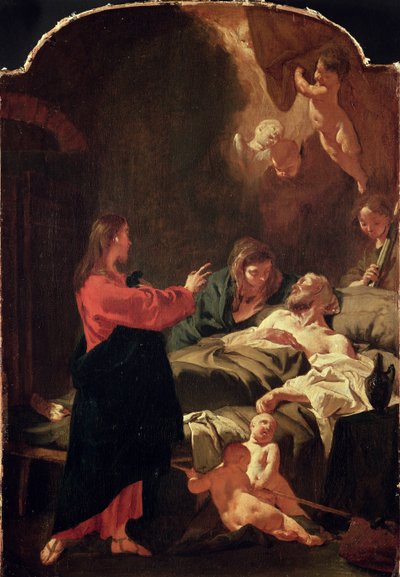 聖ヨセフの死 作： Giovanni Battista Piazzetta