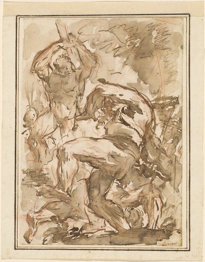 全裸男の戦い 作： Giovanni Battista Piranesi