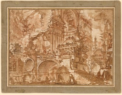 古代の港 作： Giovanni Battista Piranesi