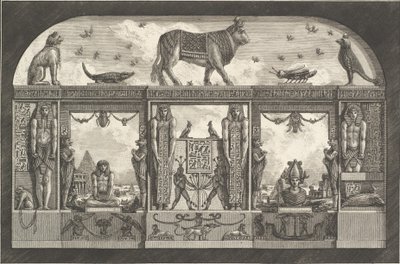 古代エジプトの装飾品、1769 年。 作： Giovanni Battista Piranesi
