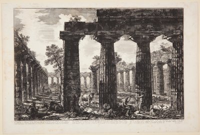 図版Vに描かれ説明されたプロナオス正面の別の眺め [...] 作： Giovanni Battista Piranesi