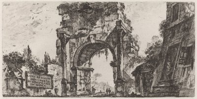 ドルススの凱旋門 作： Giovanni Battista Piranesi