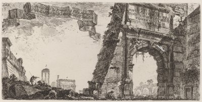 ティトゥスの凱旋門 作： Giovanni Battista Piranesi