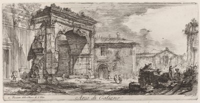 アンコーナのトラヤヌスの凱旋門 作： Giovanni Battista Piranesi