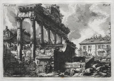 コンコルディア神殿のアバンコ 作： Giovanni Battista Piranesi