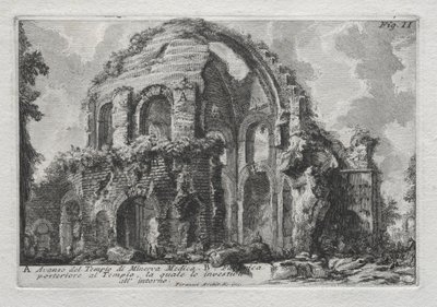 ミネルバ メディカ神殿の残骸 作： Giovanni Battista Piranesi