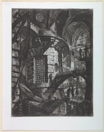 監獄シリーズ プレートⅢ 作： Giovanni Battista Piranesi