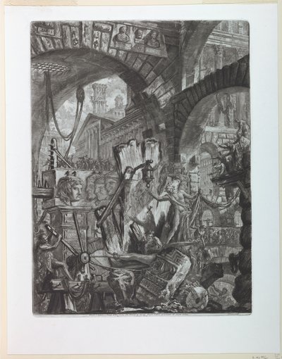 刑務所シリーズ プレート II 作： Giovanni Battista Piranesi