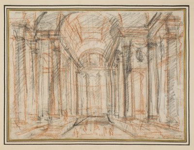 パンテオンのポーチに基づくファンタジー 作： Giovanni Battista Piranesi