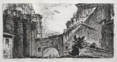 アウグストゥスのフォーラム 作： Giovanni Battista Piranesi