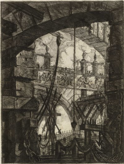 シリーズTheImaginaryPrisonsから 作： Giovanni Battista Piranesi