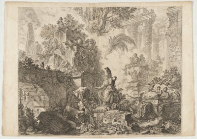 口絵、ミネルバ像 作： Giovanni Battista Piranesi