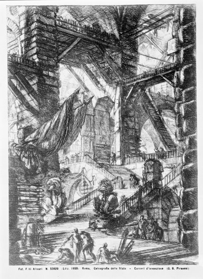 架空の刑務所 作： Giovanni Battista Piranesi