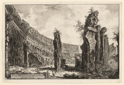 ローマの景色からのコロッセオの内部ビュー 作： Giovanni Battista Piranesi