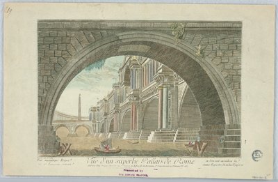 ピープショー、ローマの素晴らしいパレの眺め 作： Giovanni Battista Piranesi