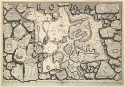 ローマの計画...、古代ローマ美術、古代ローマ1756。 作： Giovanni Battista Piranesi